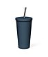 Insulated tumbler with a straw (Your design)