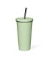 Insulated tumbler with a straw (Your design)